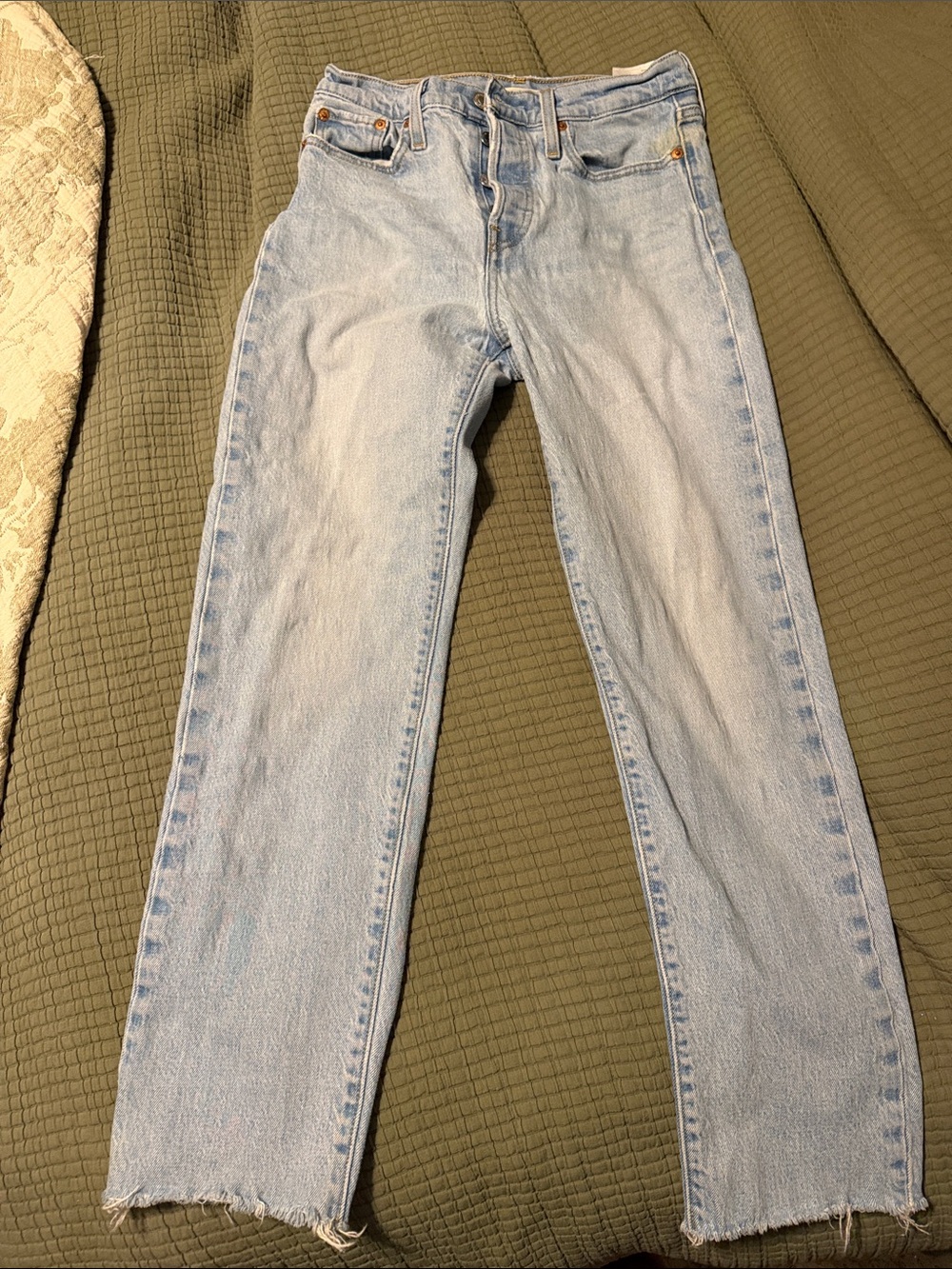 Levi's Light Blue Straight Leg Women's Jeans Vintage